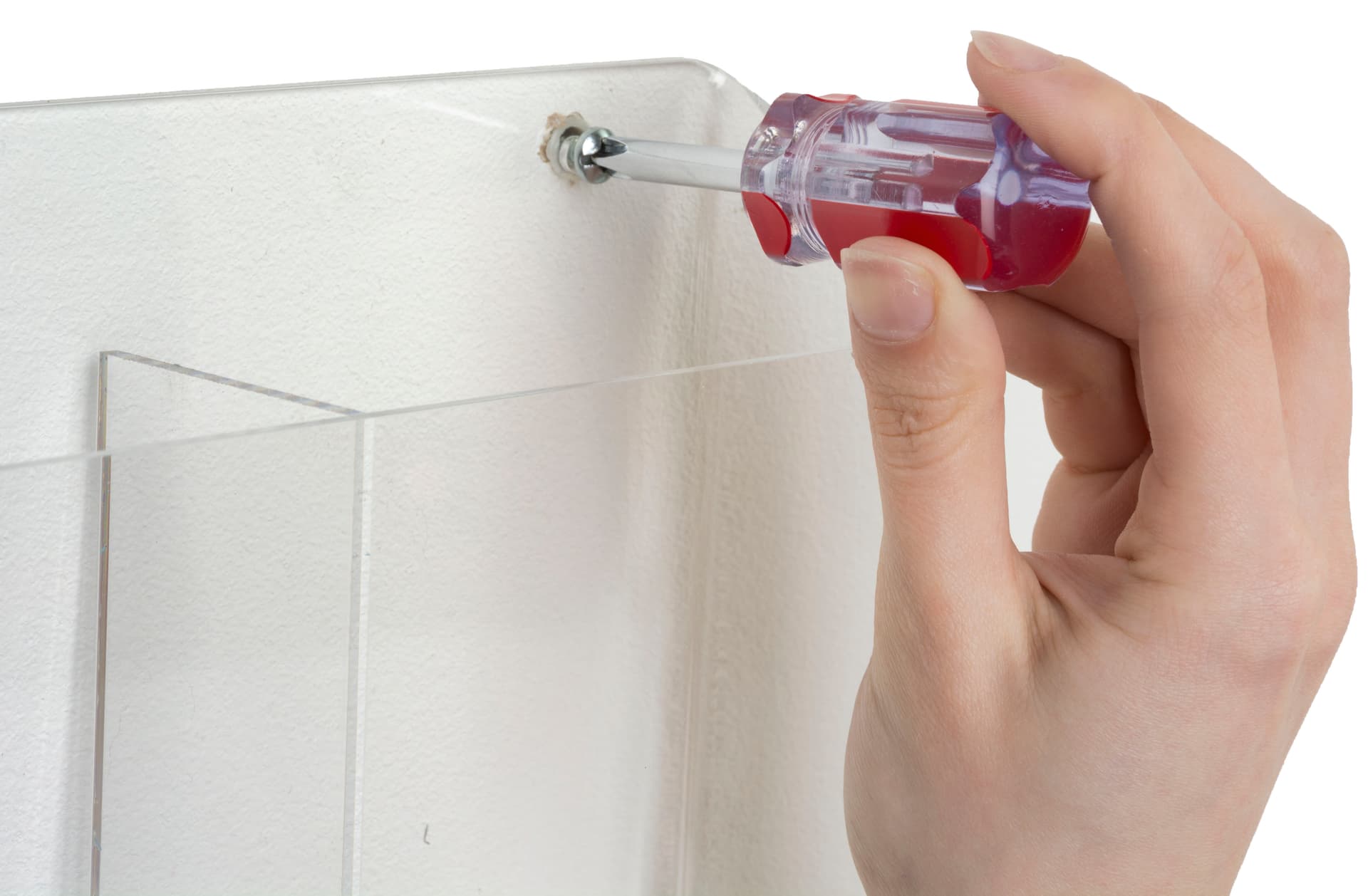 Custom Pamphlet Rack, Clear