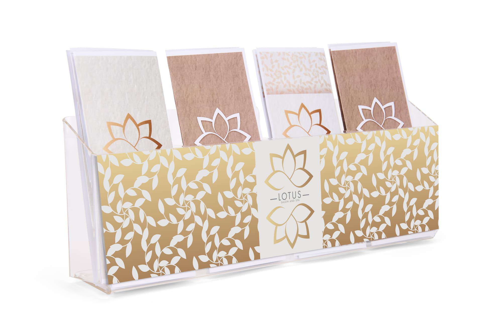 Custom Pamphlet Rack with 4 Pockets