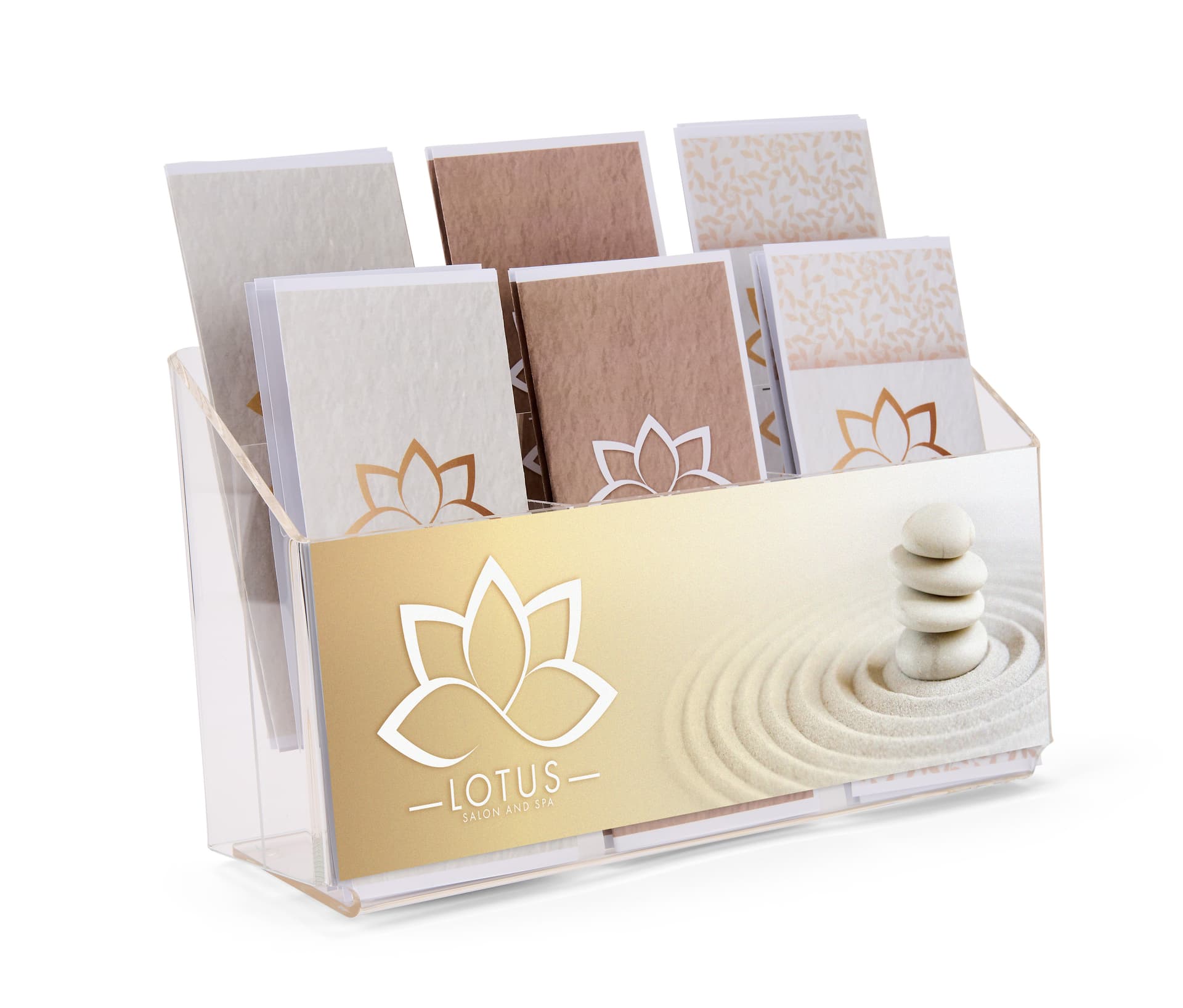 Custom Printed Pamphlet Holder, 7" Overall Height