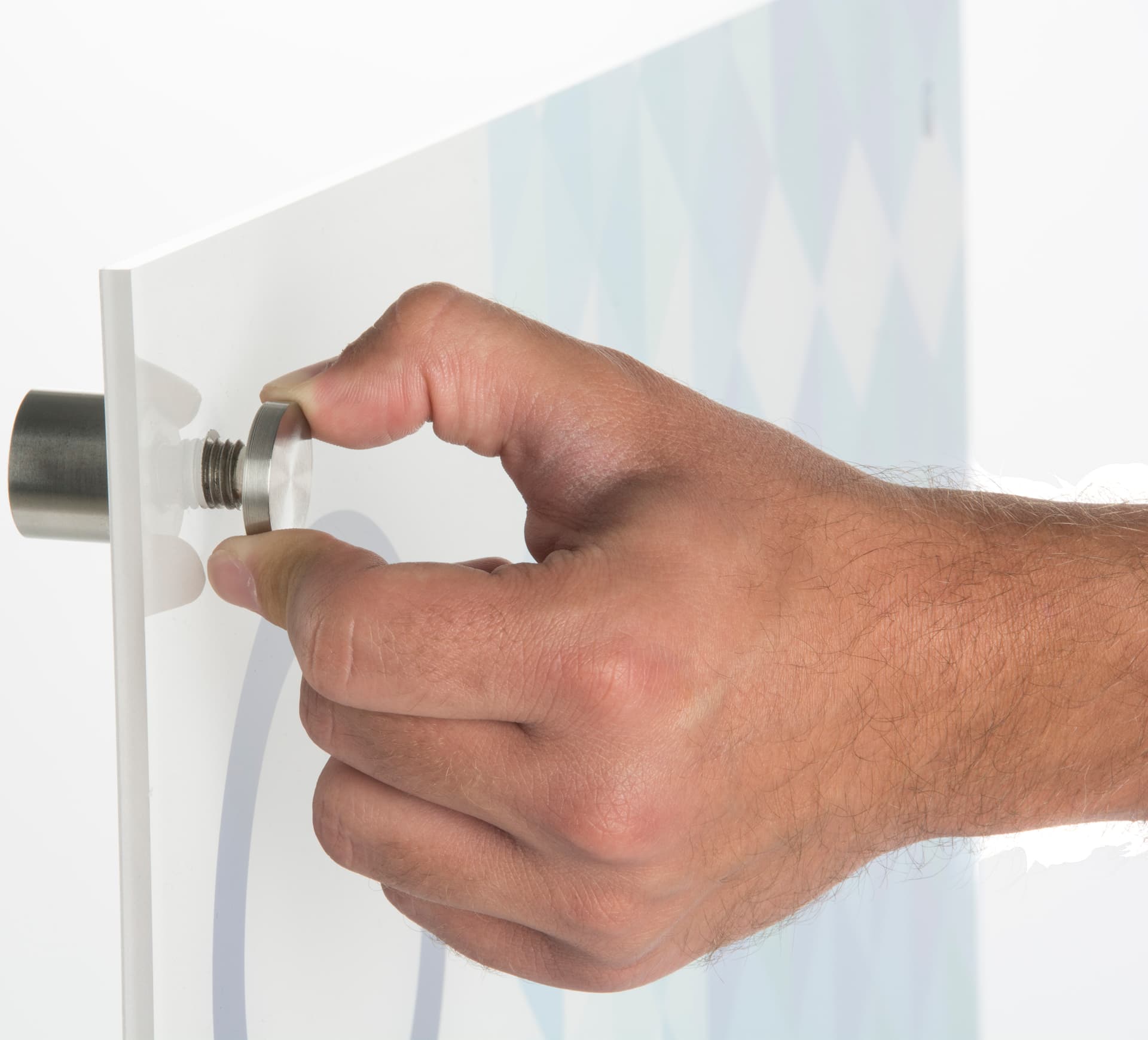 Custom acrylic signage with hardware included 