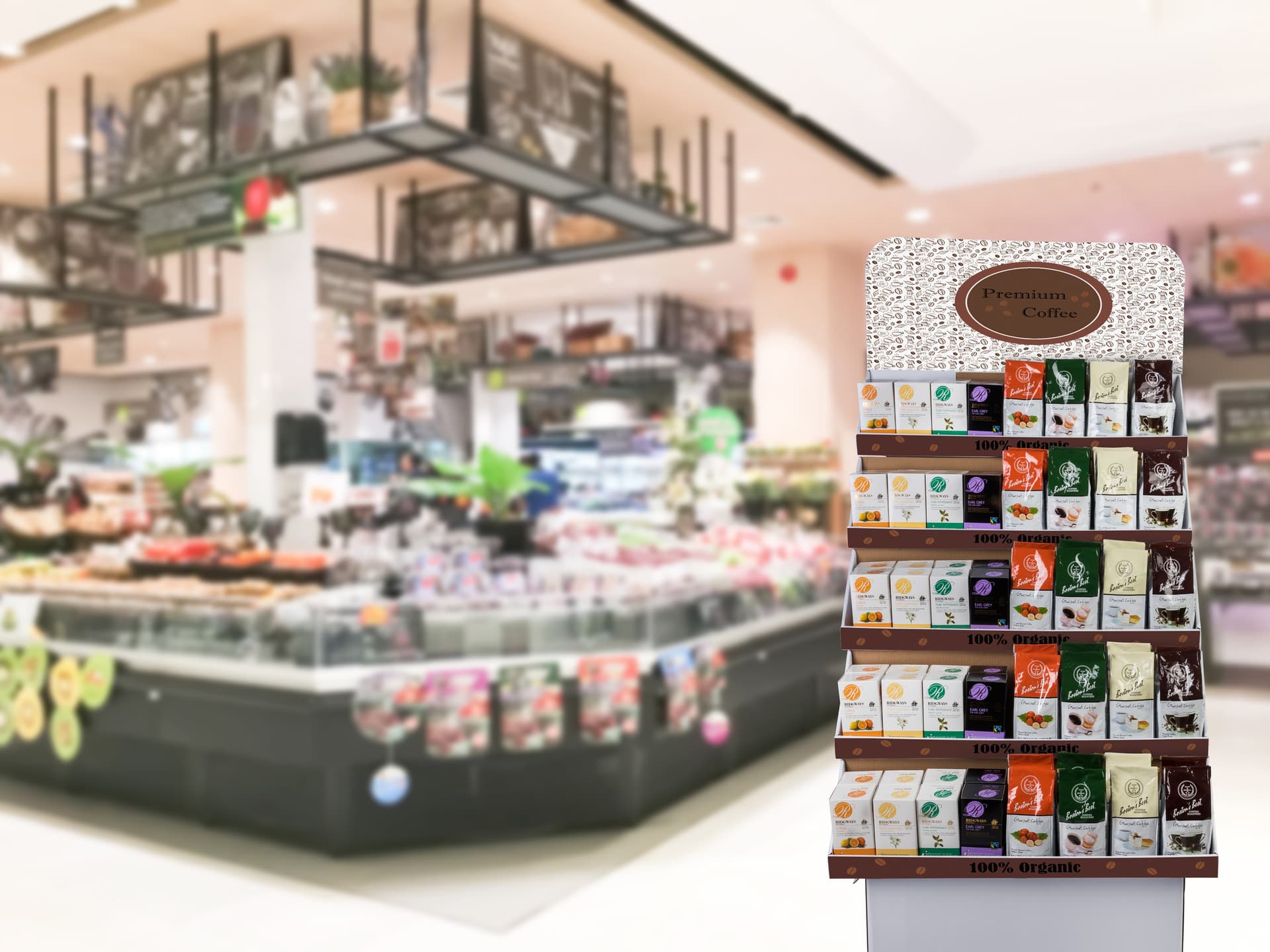 Custom Cardboard Floor Displays for Retail Shops