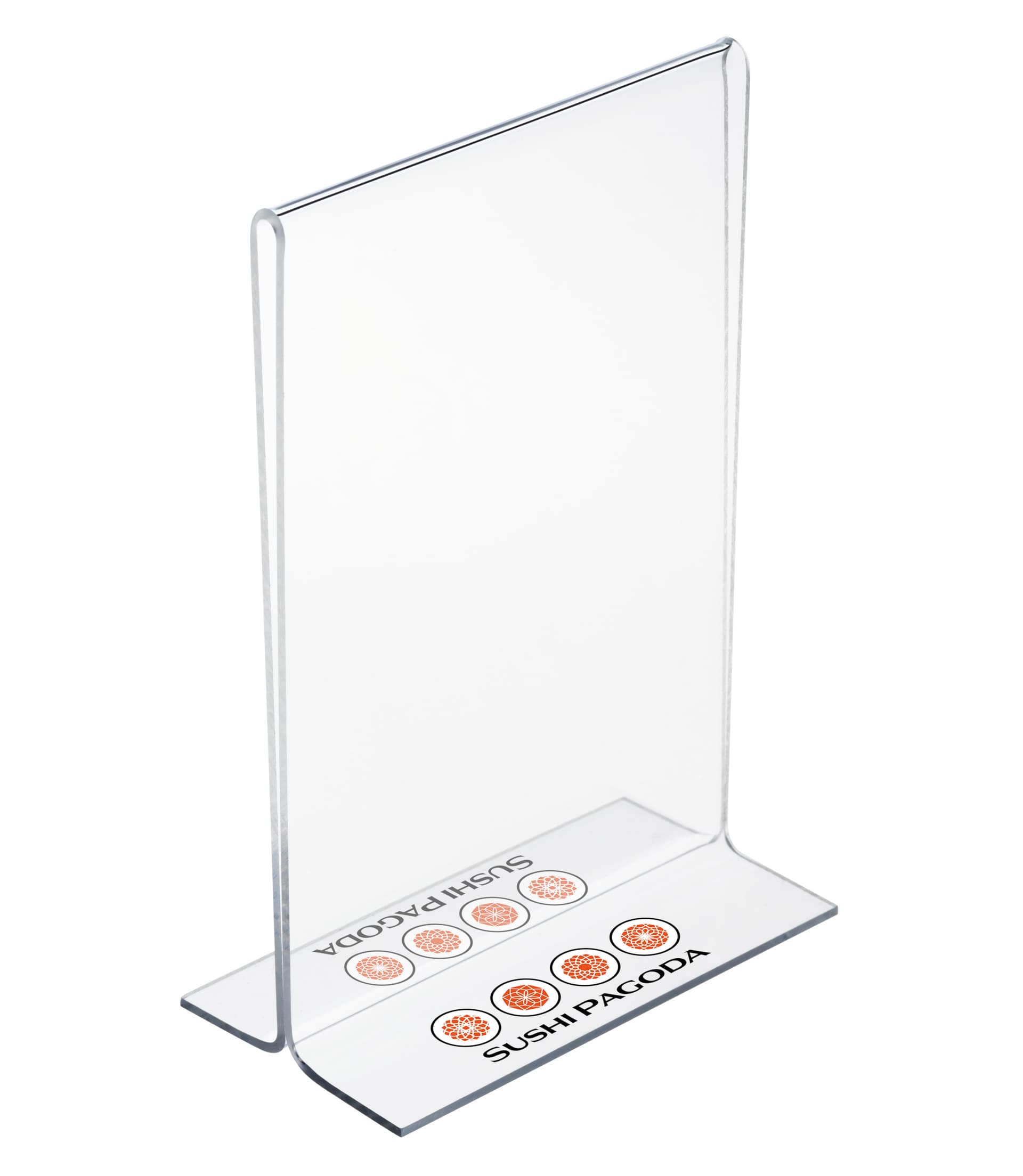 4" x 6" Menu Card Holder with Custom UV Printing