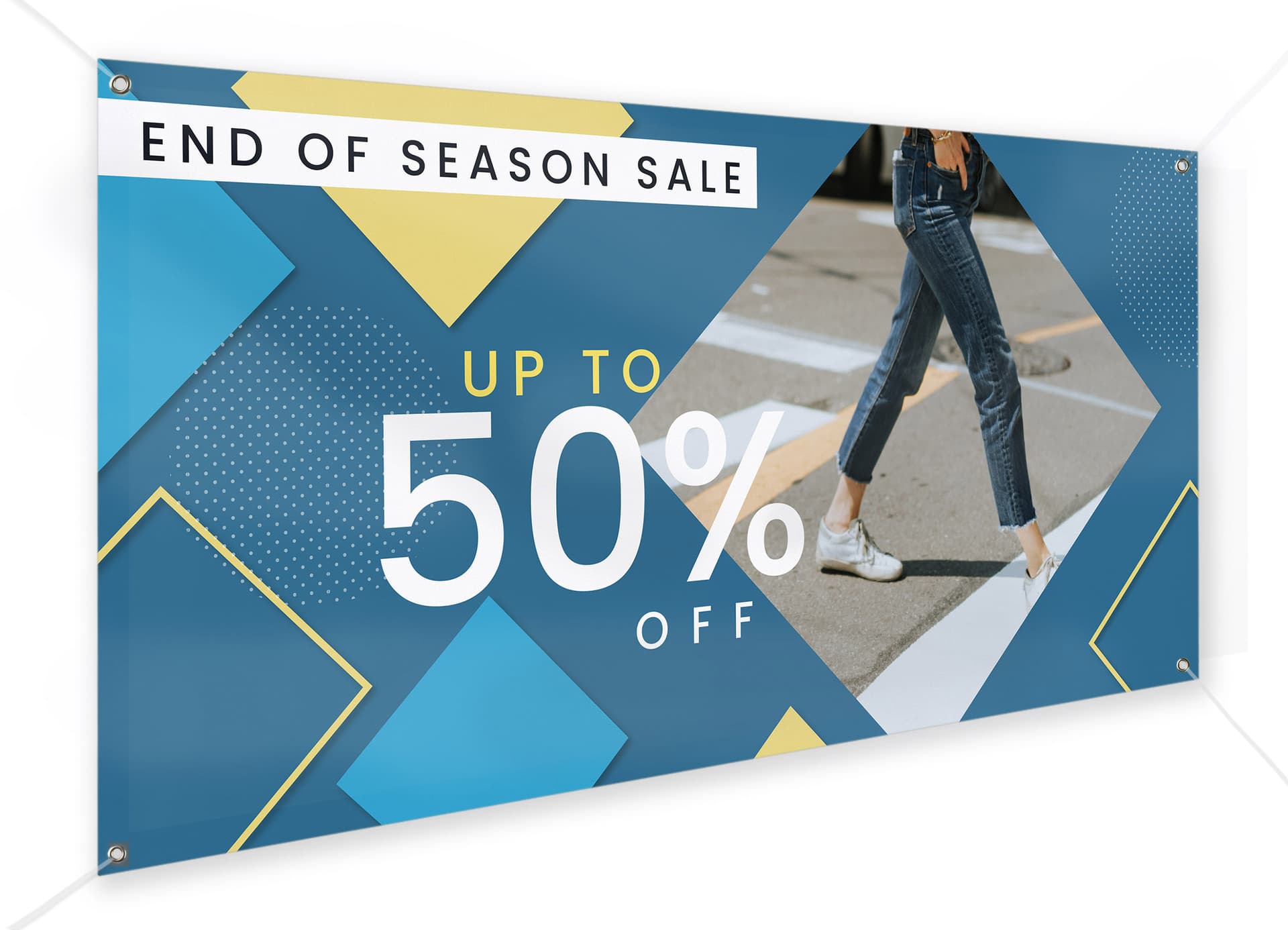 Personalized banner displays with eco-solvent printing