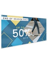 72in wide by 36in tall custom vinyl hanging banners