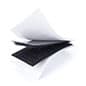 1 x 2-inch Hook and Loop Strips, Set of 100 - Black