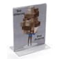 Acrylic Countertop Sign Holder, T-Style, Bottom Insert - Clear