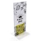 Acrylic Countertop Sign Holder, T-Style, Bottom Insert - Clear