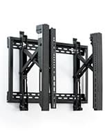 Adjustable video wall bracket