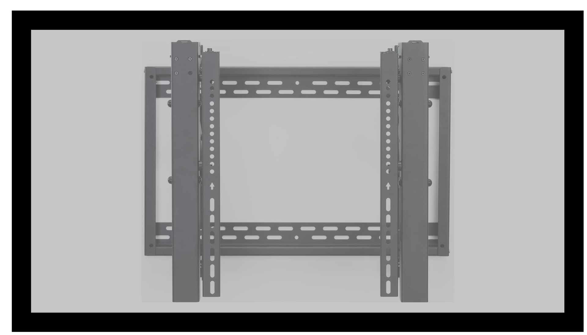 Video wall bracket for flat screens