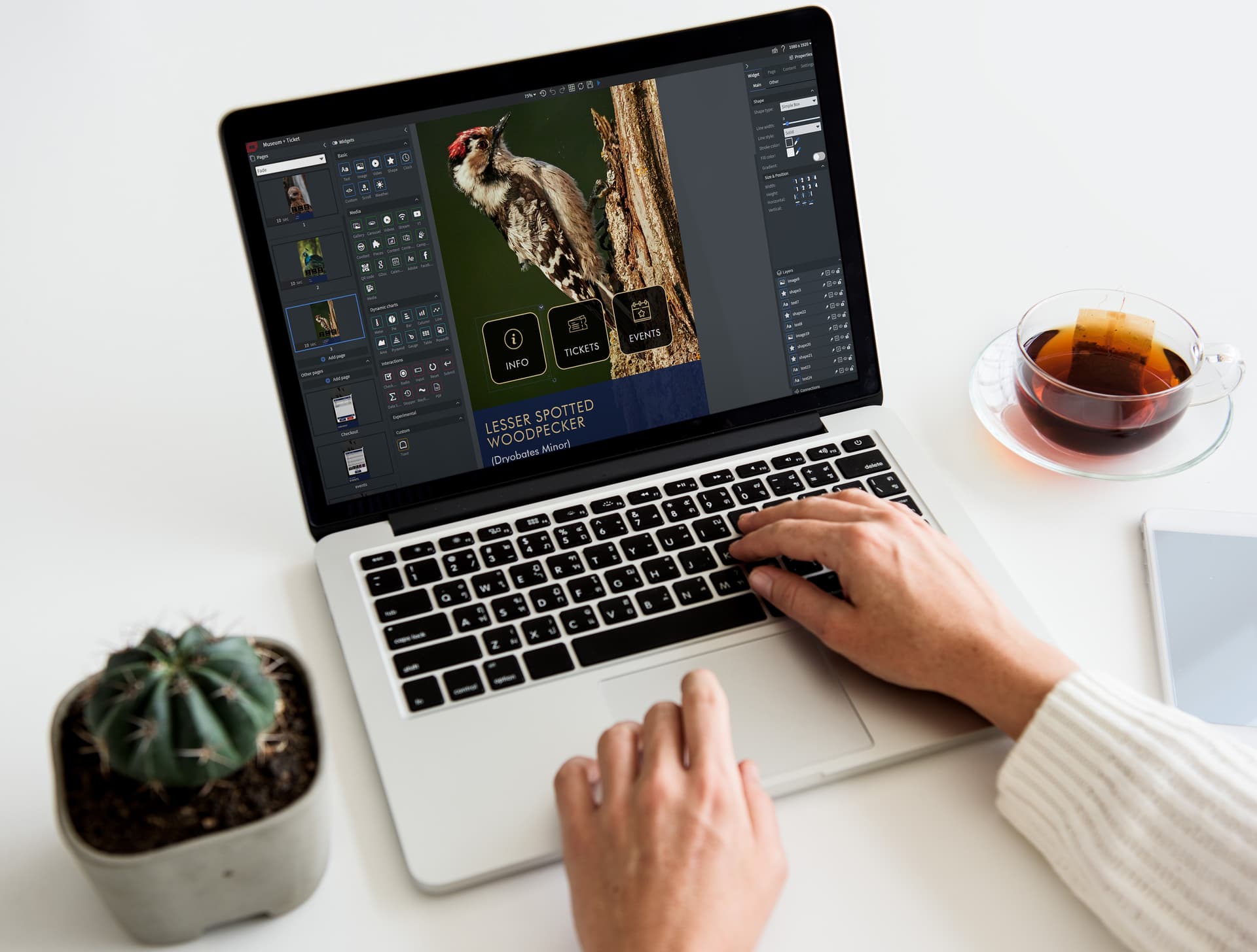 Wallboard digital display software with no design skills needed, enabling you to create compelling graphics in minutes