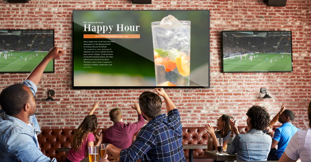Wallboard digital display software with simple drag and drop scheduling making campaign scheduling a breeze
