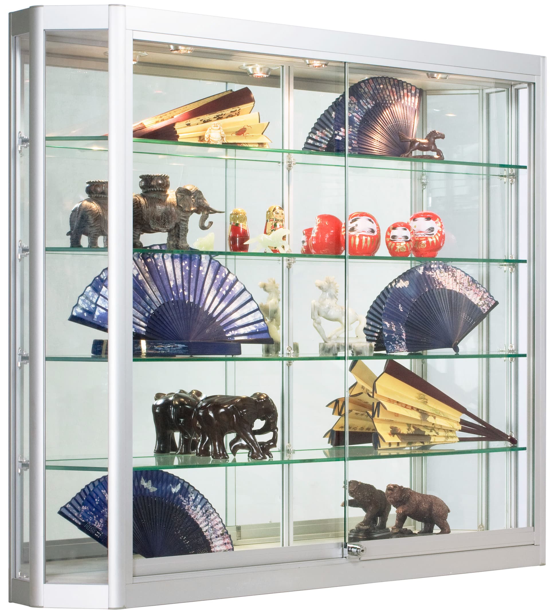 Wall Mounted LED Showcase, Z-bar Mounting