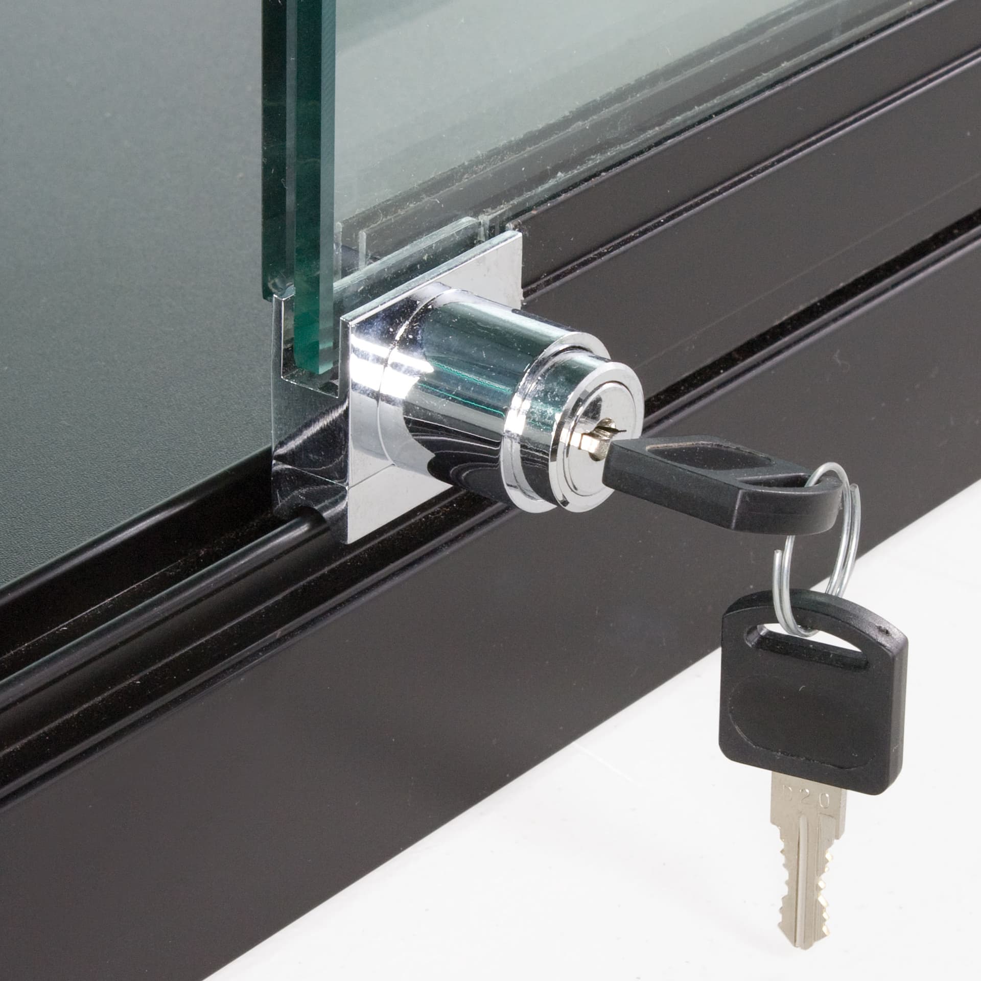 Locking Illuminated Wall Display Cabinet
