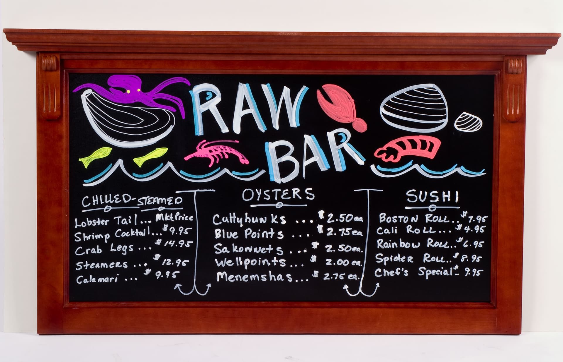 black marker board