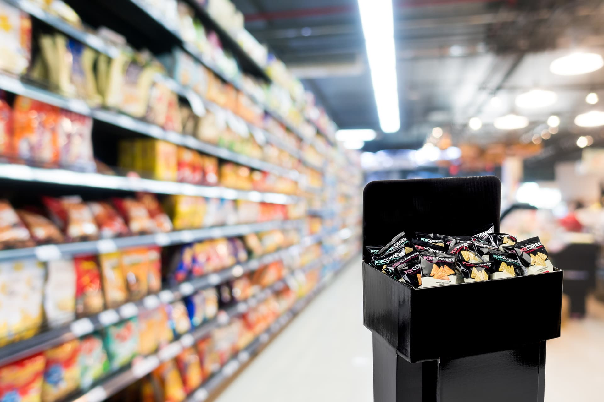 Cardboard Bulk Bins for Grocery Stores
