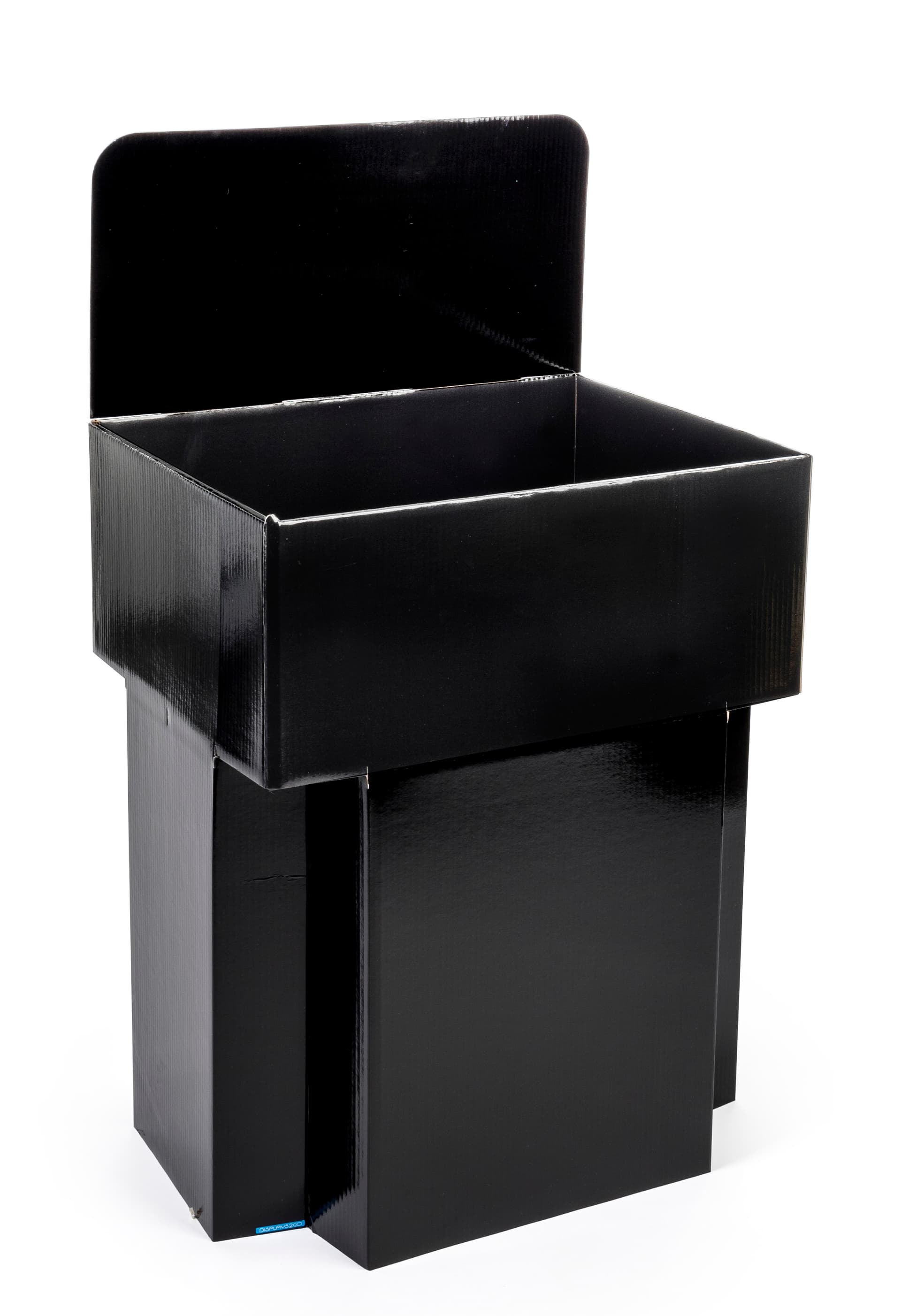 Cardboard Bulk Bins with Gloss Black Finish