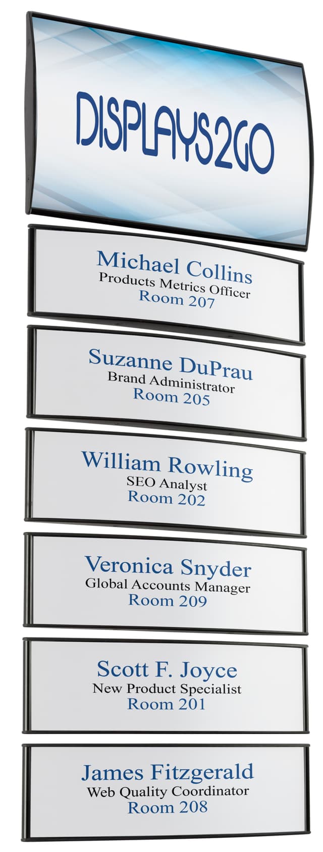 Lobby Directory Signs | Clear Protective Lens | Displays2Go