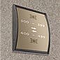Curved Adhesive Wall Sign Holder, Snap-Out Lens
