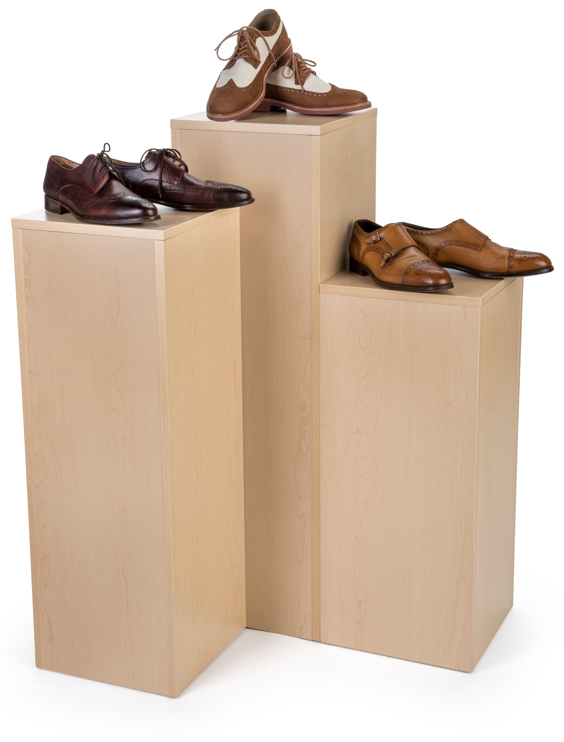Maple Laminate Display Pedestals 