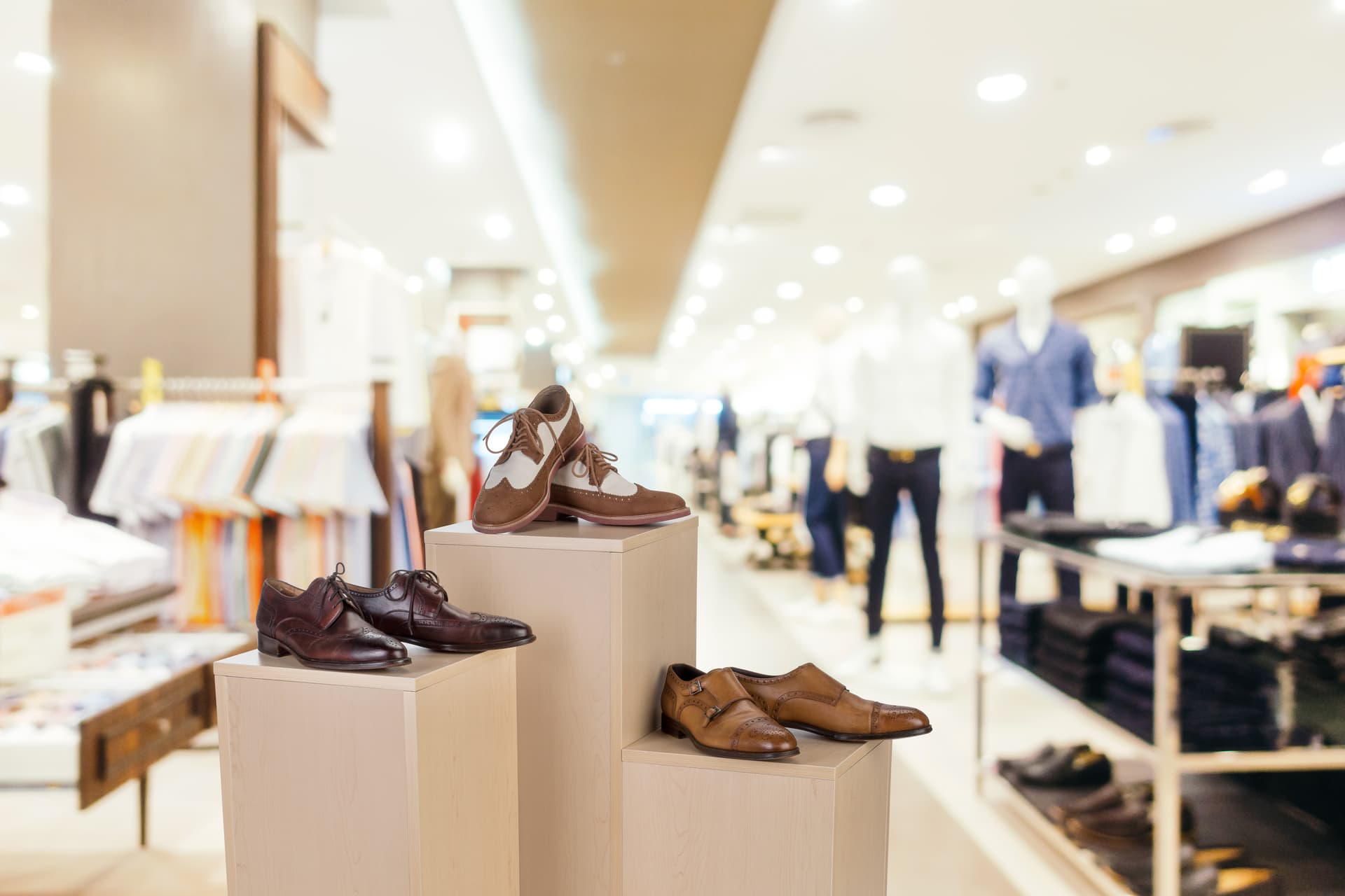 Rectangular Laminate Display Pedestals
