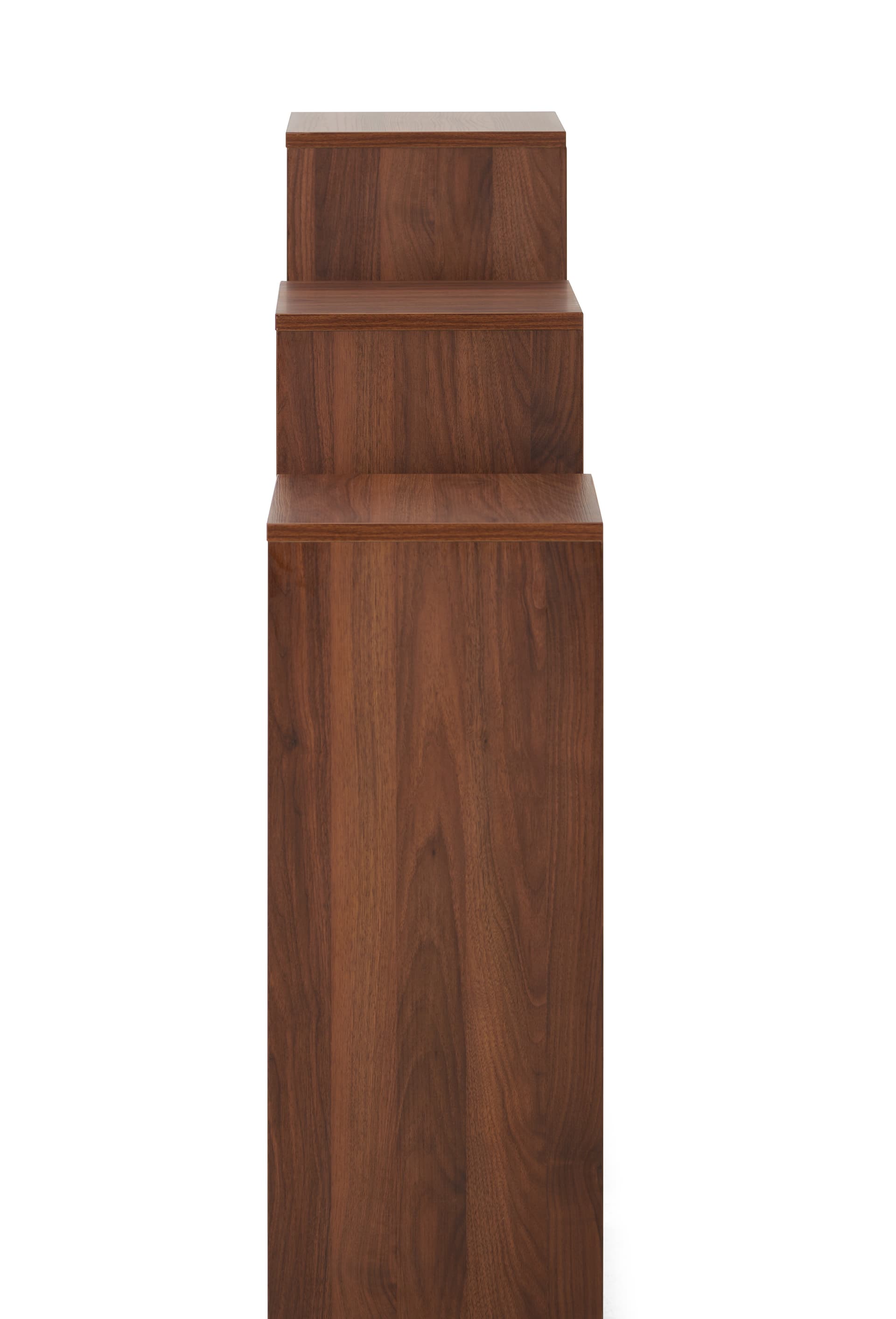 Wood grain pedestals are available in 30", 36", and 42" heights
