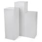 Floor Standing Pedestal Sets, 12.5" Square Top - Set of 3 or 4