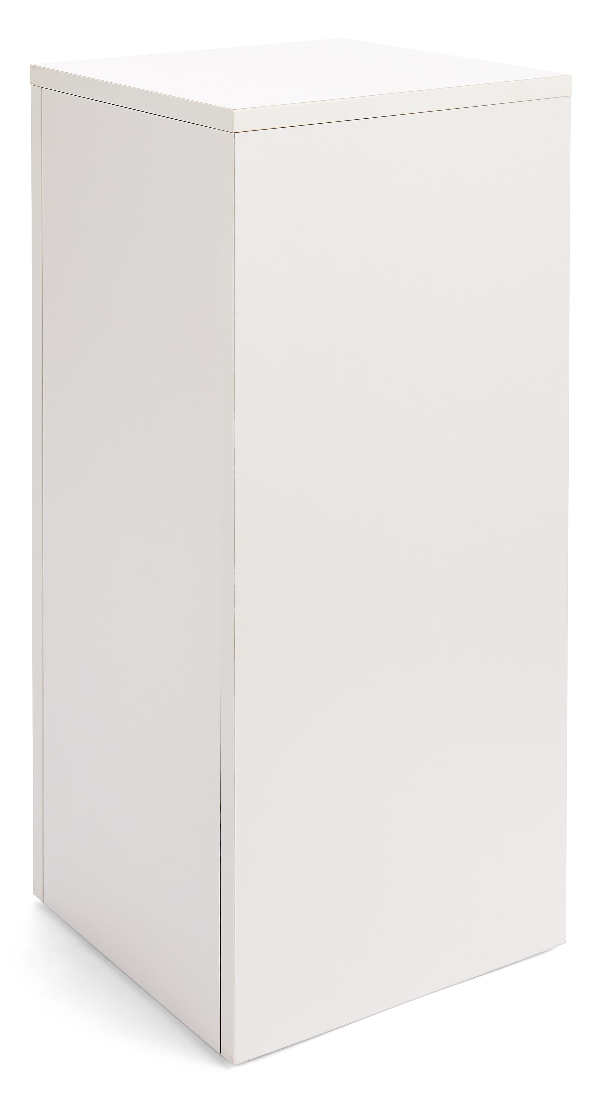 White Display Cube with Hollow Center