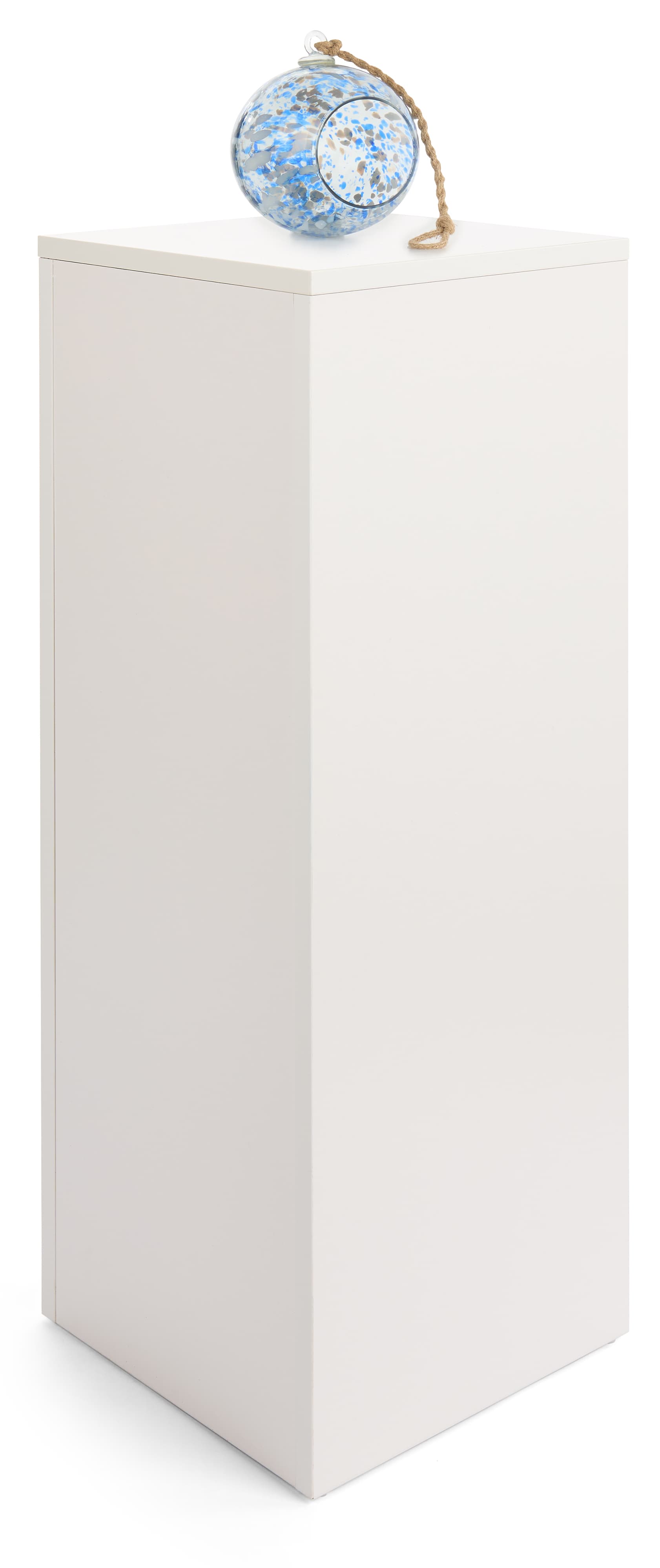 White Laminate Pedestal in Use