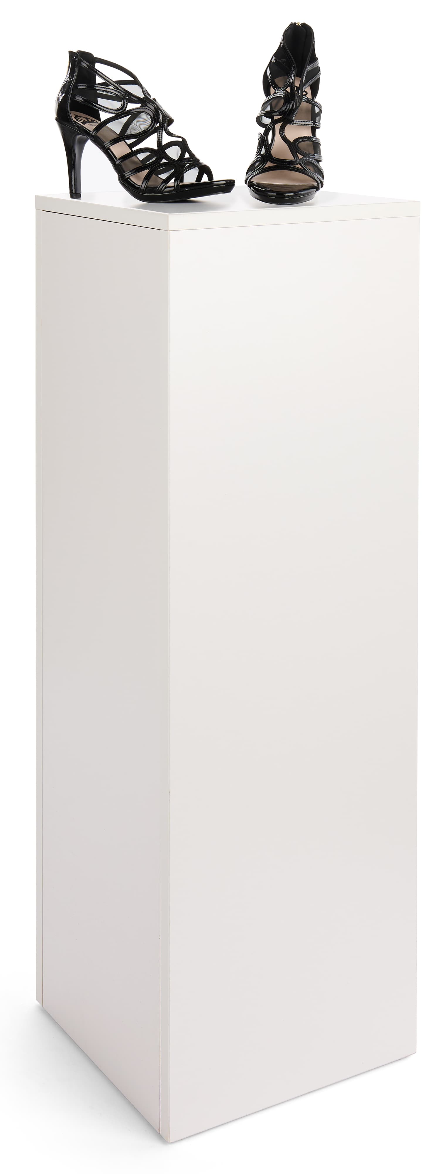 White Pedestal Stand in Use