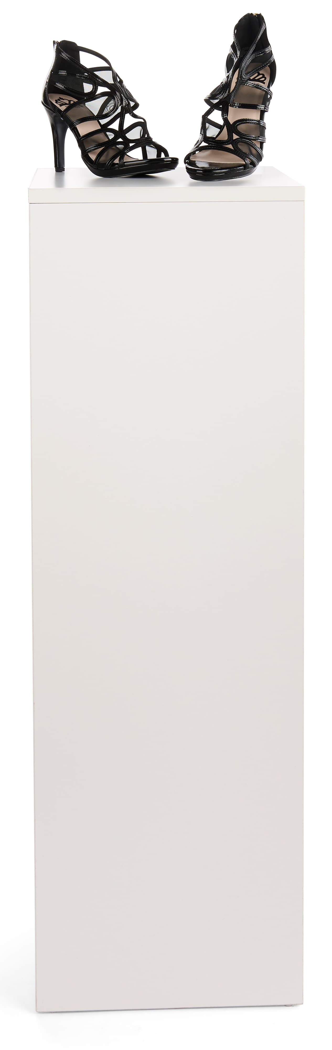 White Pedestal Stand in Use