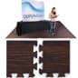 10' x 10' Standard Foam Flooring, 1/2" Thick - Wide Plank Wood Grain Print