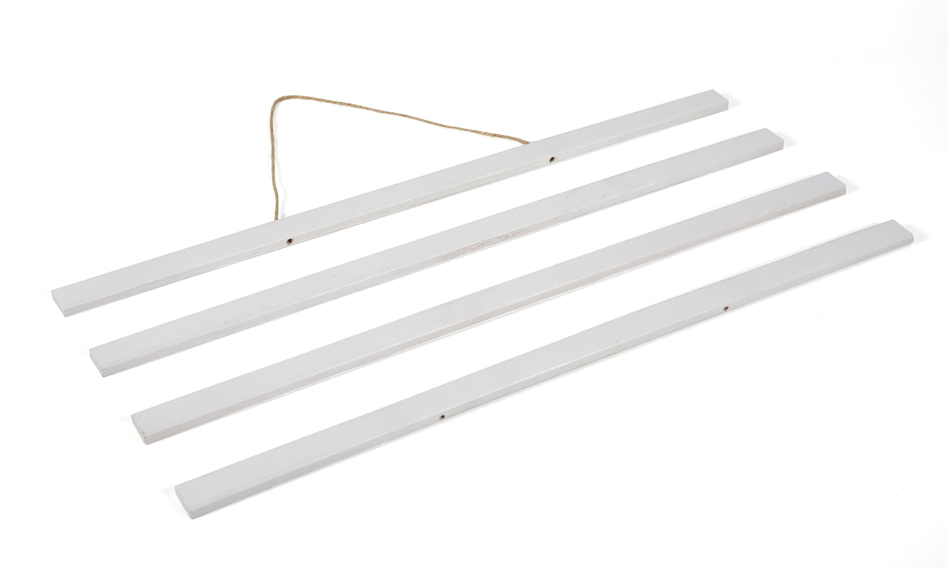 Wood magnetic poster hanger with four magnetic rails