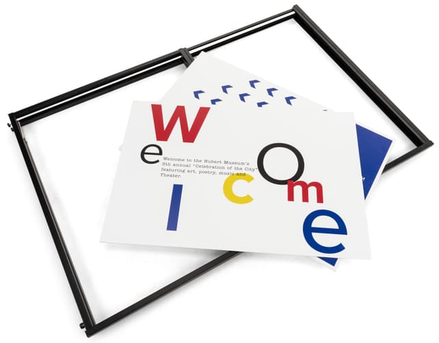 Free Standing Corner Sign Frame | Two Individual Printing Areas ...