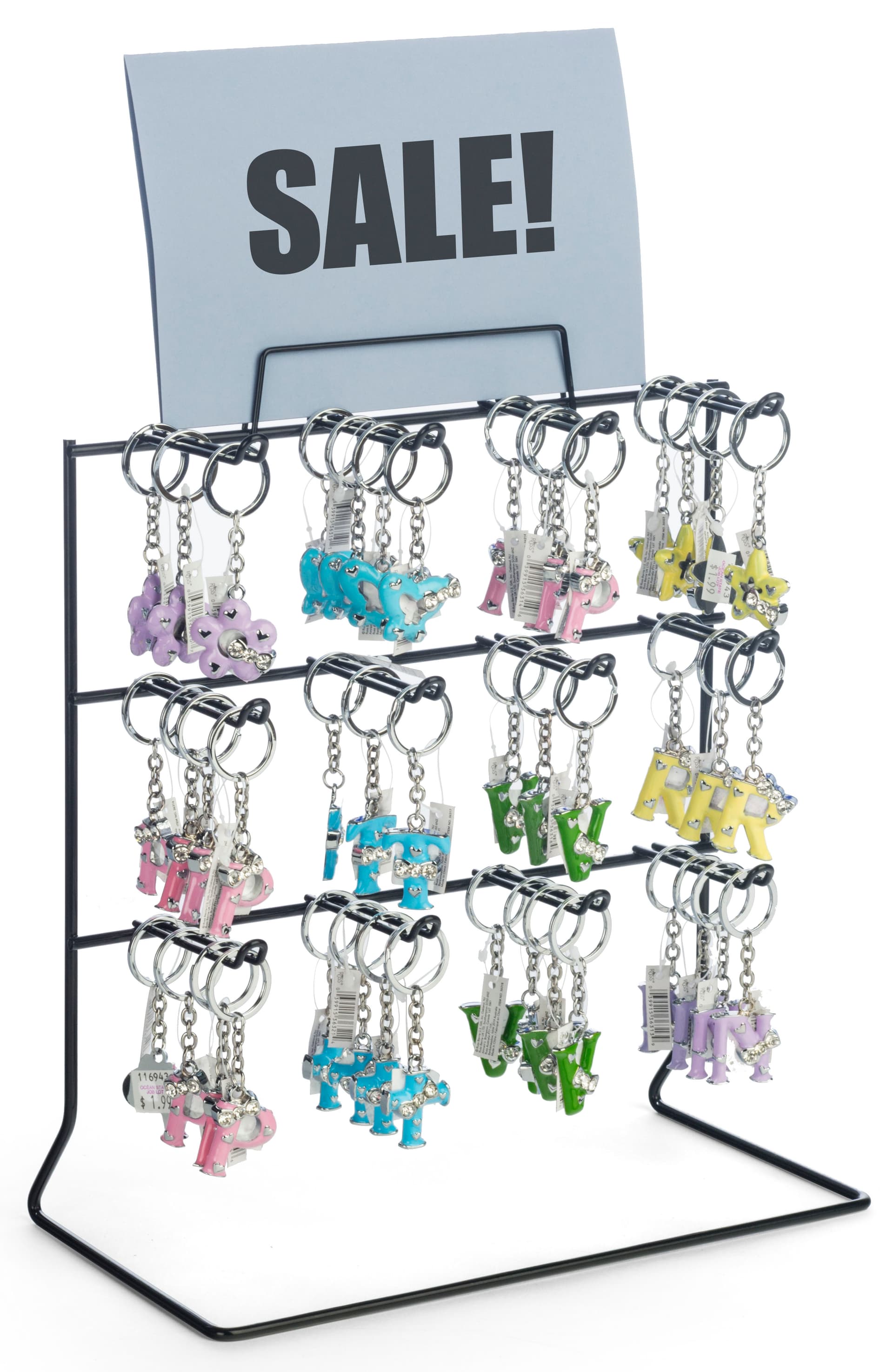 Black Countertop Peg Display