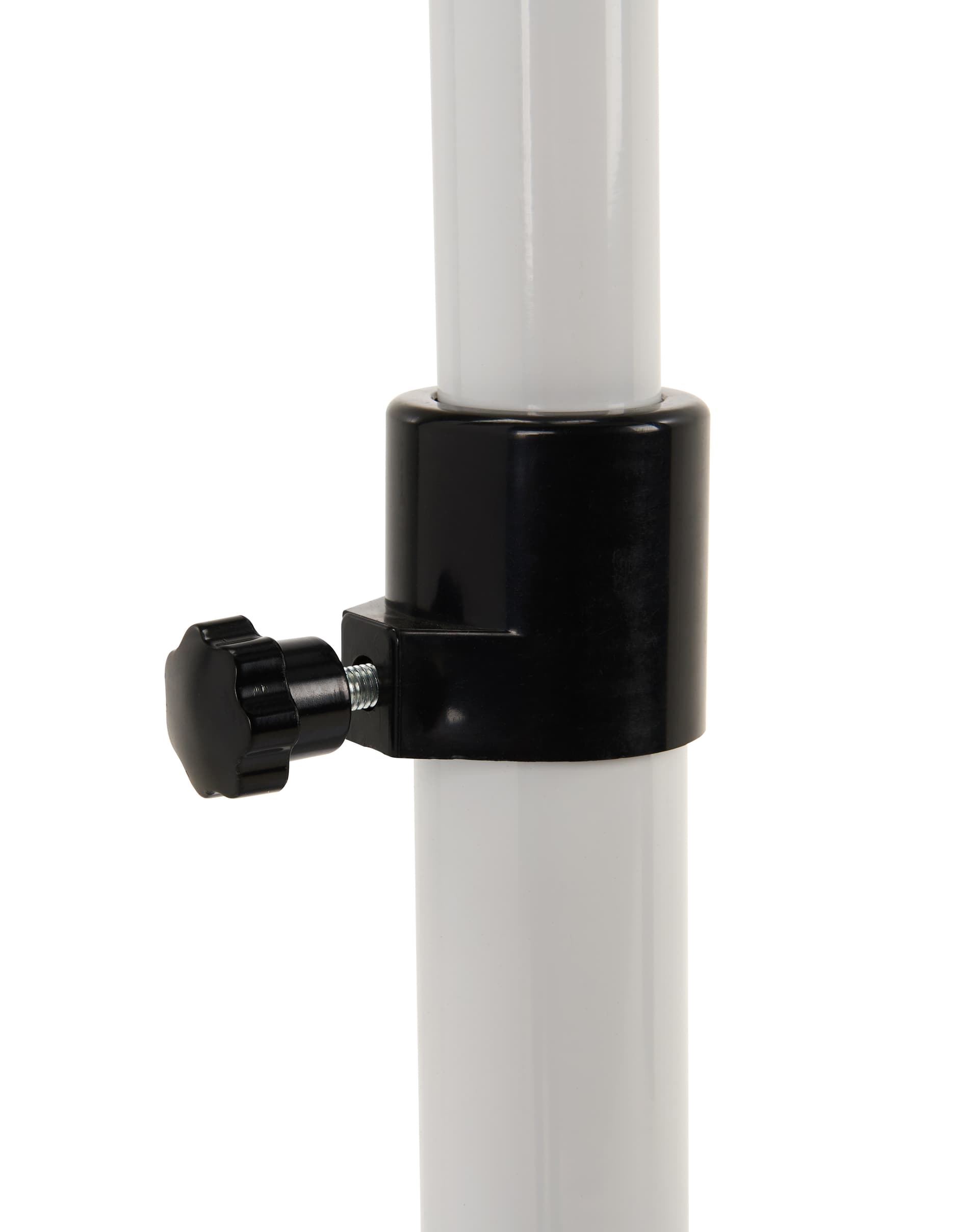 Mobile dry erase board with height adjustable knob
