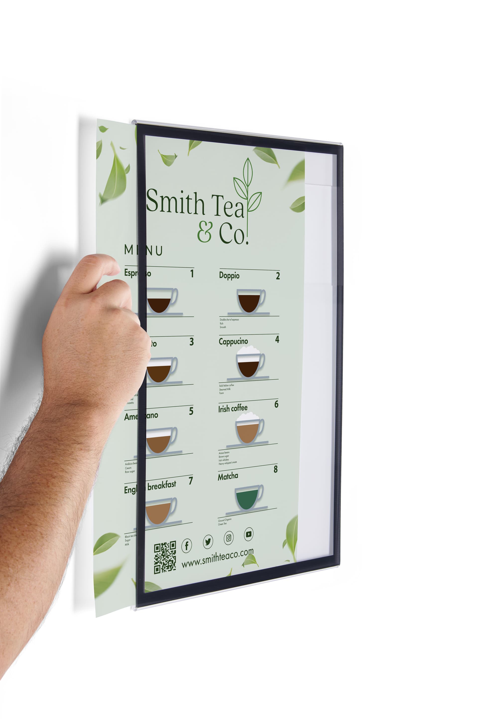 11 x 17 poster frame with side insert
