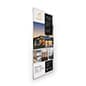 Wall Mounted Sign Holder, Recycled Acrylic, Side Insert - Clear