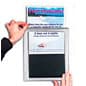 Wall Mounted Poster Holder, Top Loading, Non-Glare Lens 