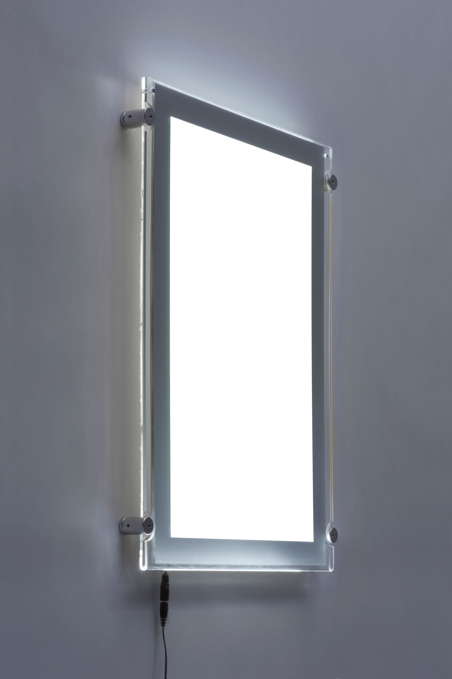11 x 17 LED Edge-Lit Frame with Silver Edge