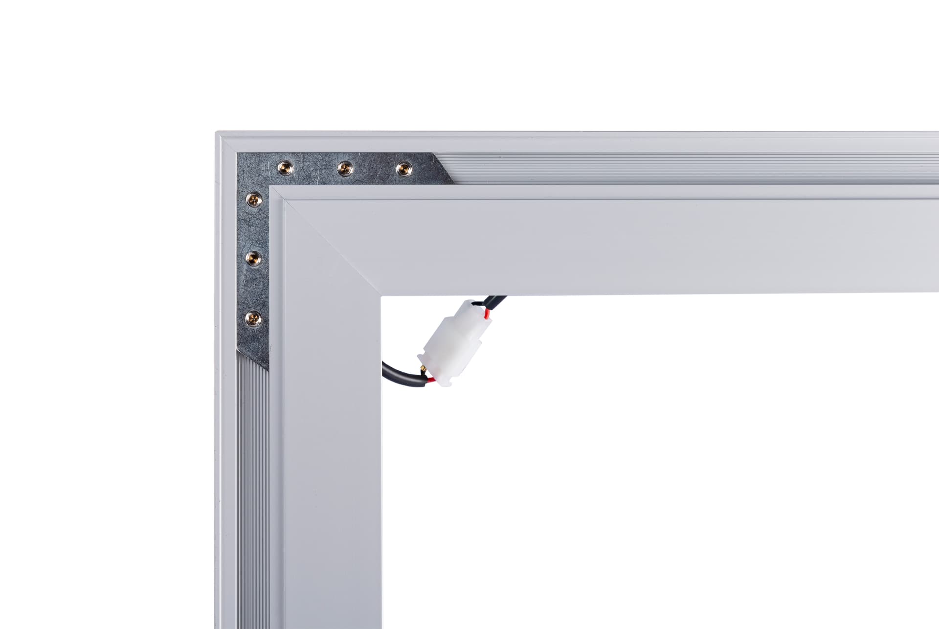 Fabric light box SEG poster frame with sturdy corner connections