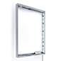 24" x 36" Wall Mounted Backlit Poster Frame, Illuminated - Silver