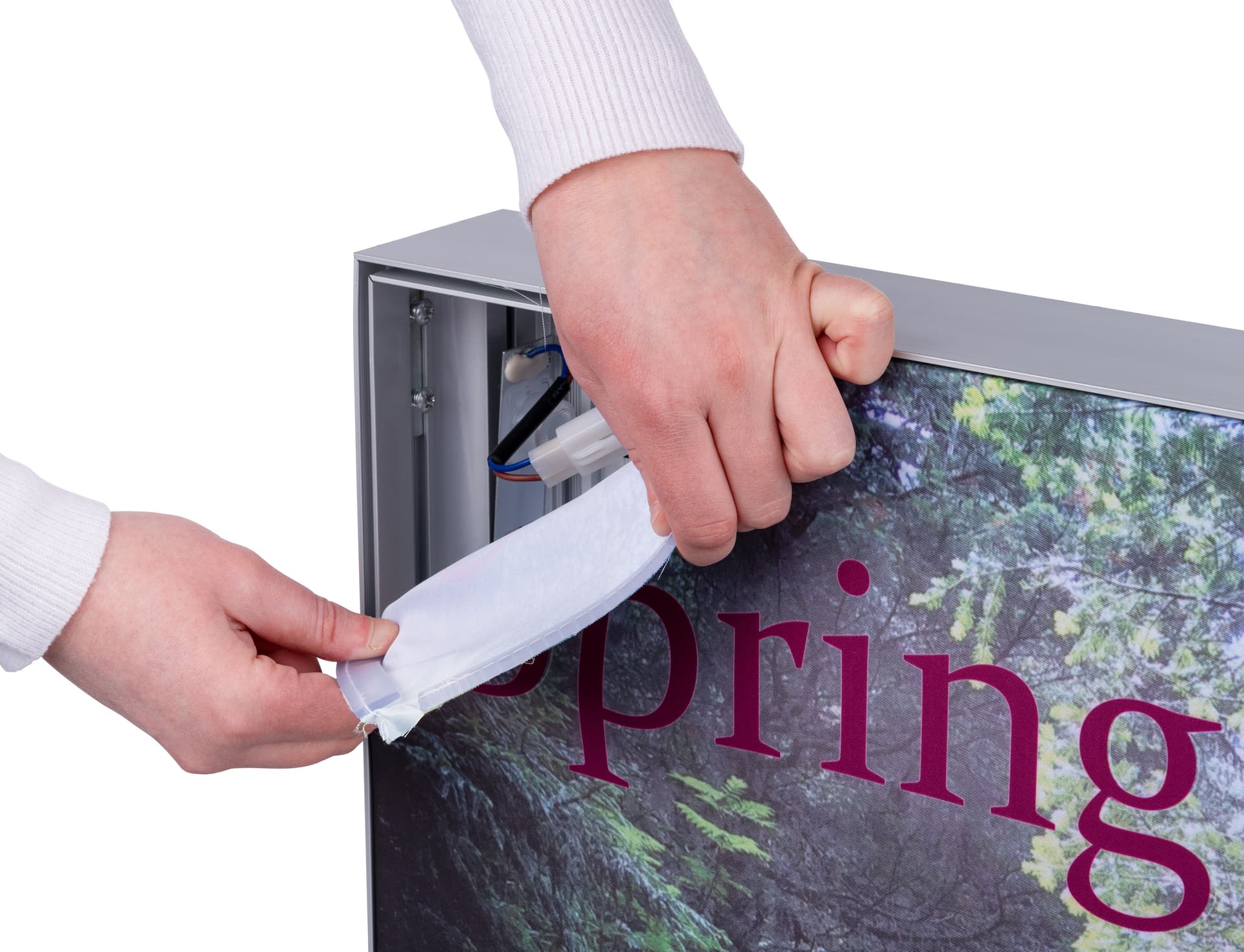 24 x 36 SEG backlit panel insertion 
