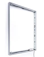 48" x 60" Wall mounted backlit SEG fabric signage frame