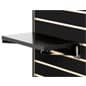 Slatwall Shelves with Brackets, Set of 4, Multiple Sizes - Multiple Colors