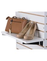 White 22.25" Slatwall Shelf