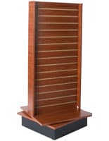 Cherry Freestanding Slatwall