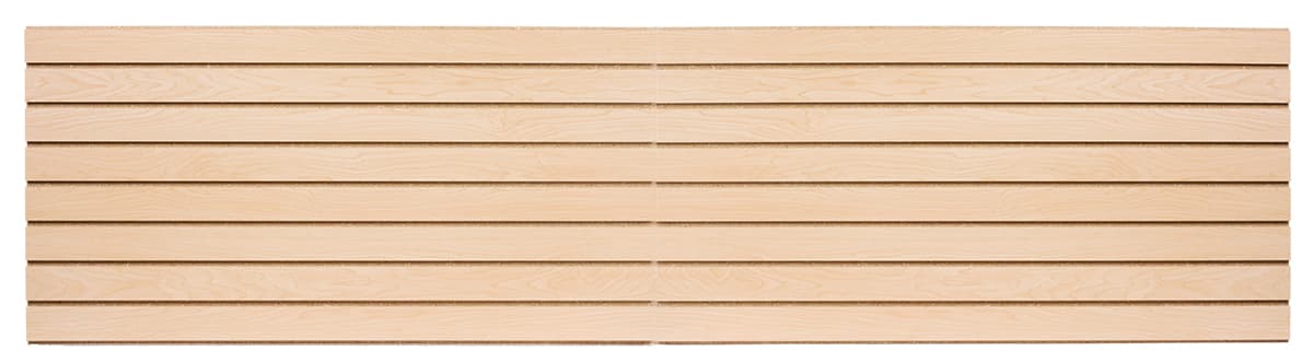 Maple Slatwall Panel with Easy Assembly