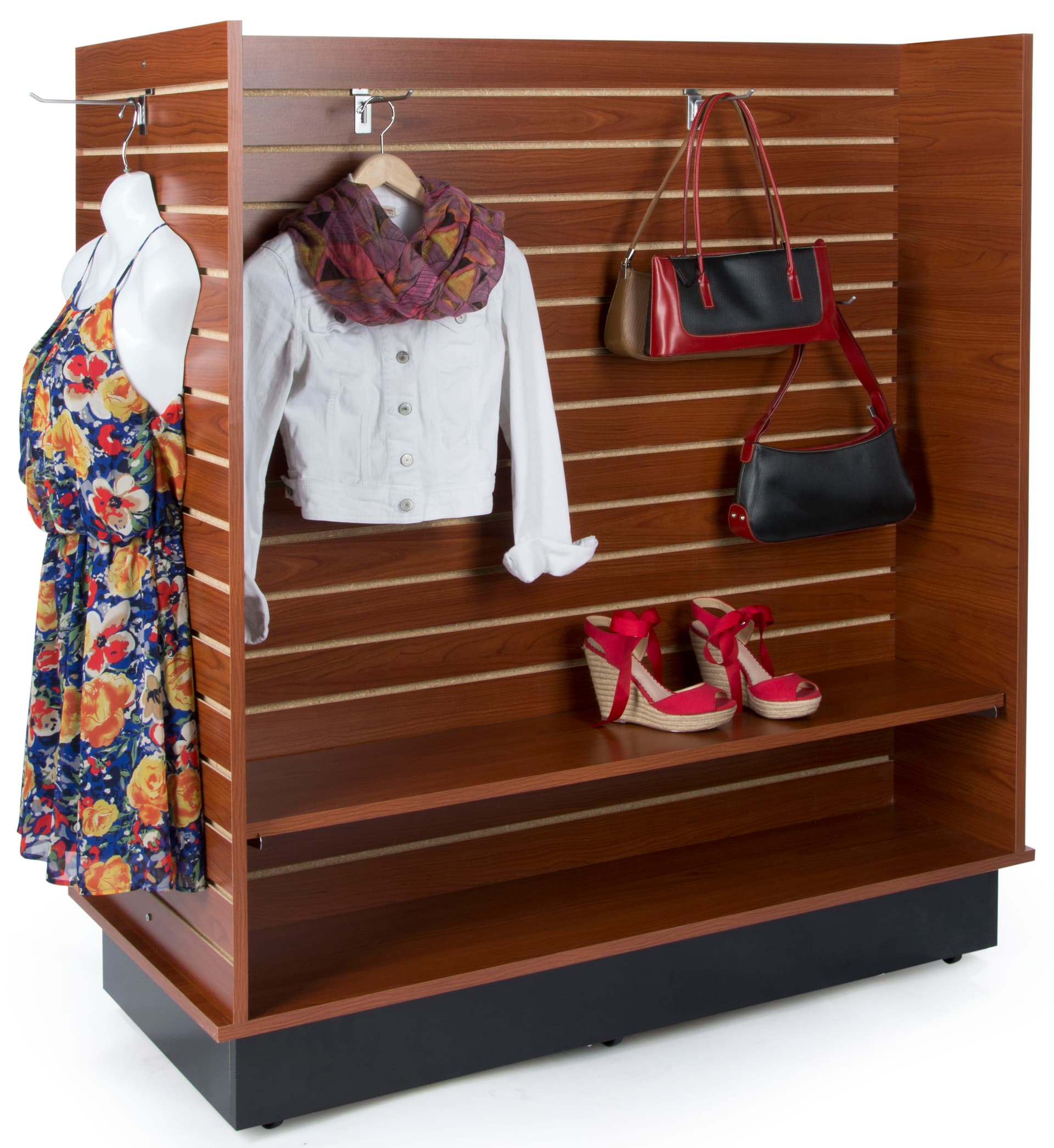 Slatwall Display Unit in Use