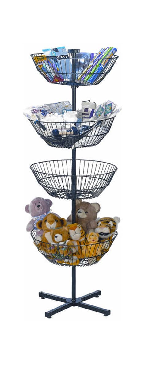 spinner with wire baskets