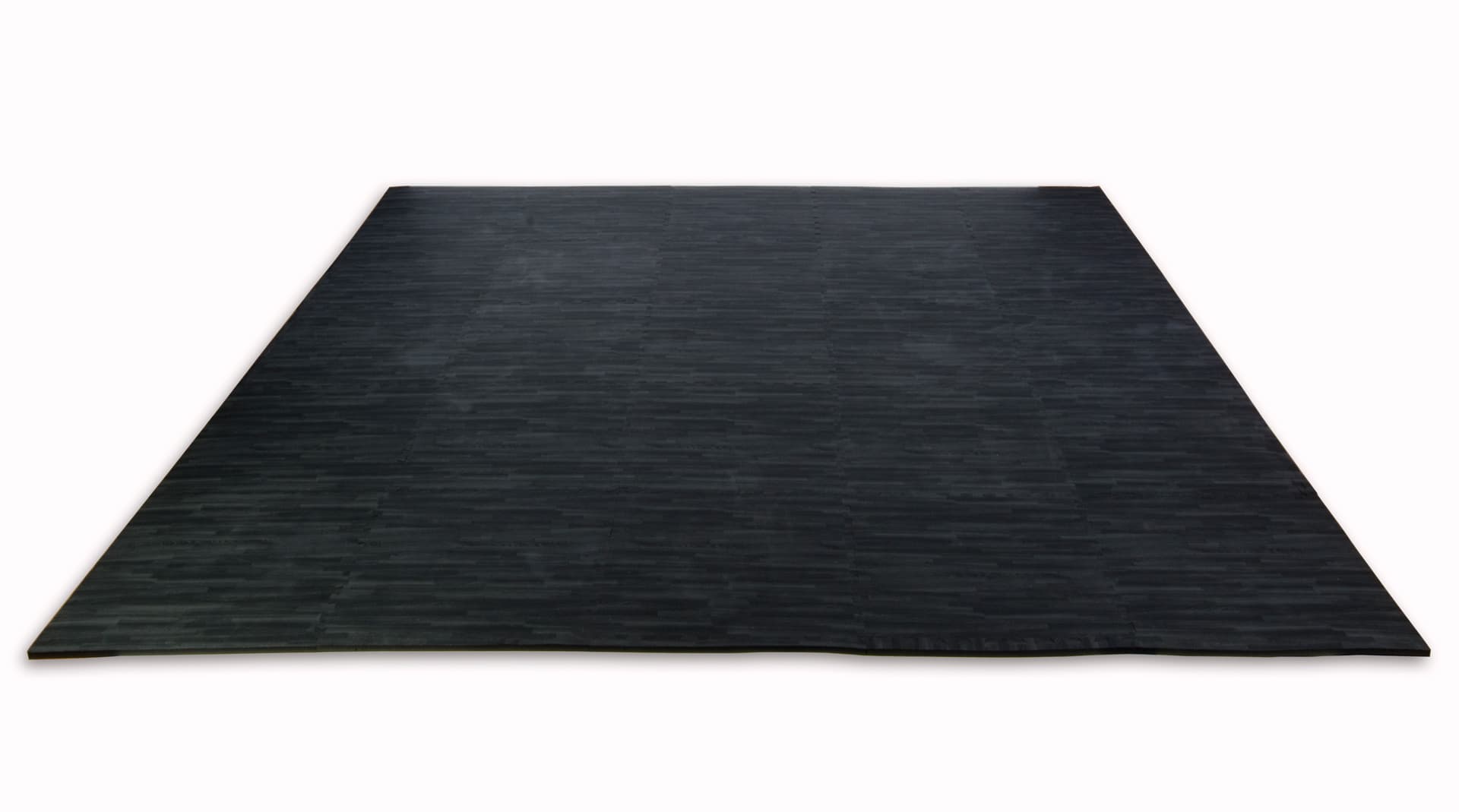 Black Wood Grain Floor Mats, w/ Detachable Borders